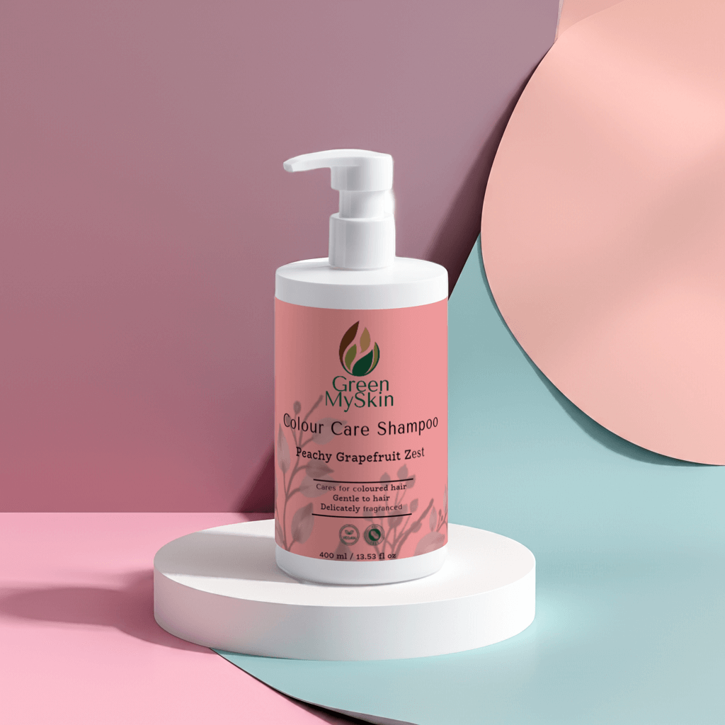 colour-care-shampoo, Peachy Grapefruit Zest, for coloured hair care and fragrance