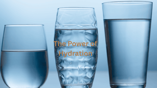 The Power of Hydration: Finding Your Perfect GreenMySkin Moisturiser with three glasses of water.