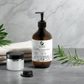 2-in-1-hair-body-wash for men, enriched with Betaine and Wheat Protein, cleanses and strengthens hair and skin, perfect for all skin types.