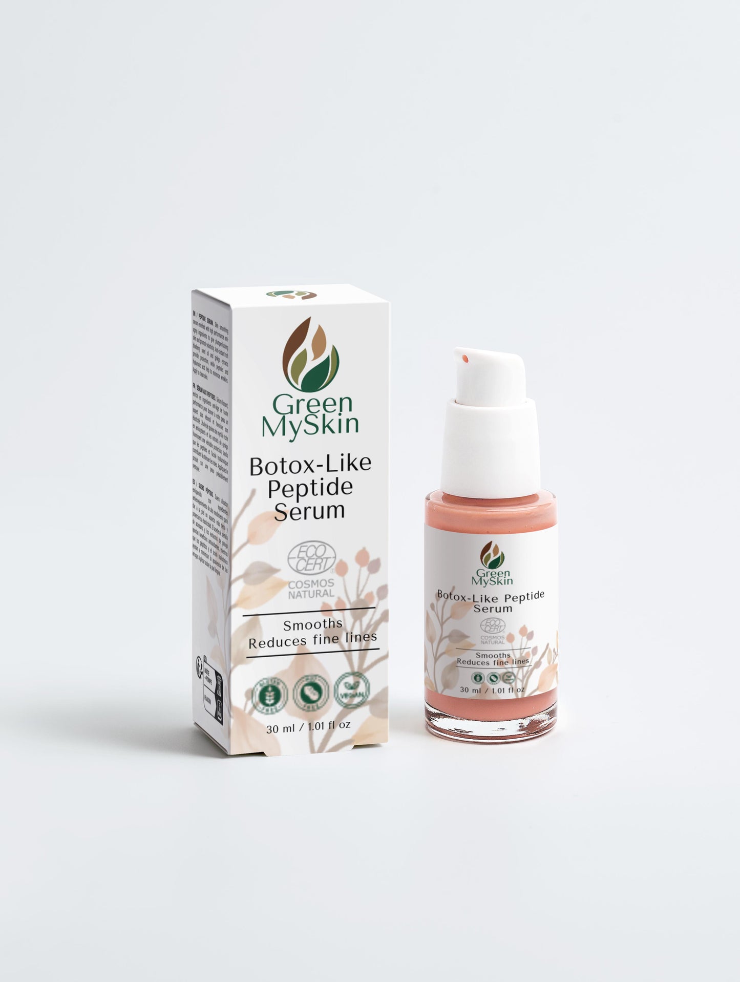 Blueberry and Hyaluronic Acid Botox-Like Peptide Serum for Radiant and Smooth Skin