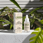 Vegan AHA peeling concentrate with organic, cruelty-free ingredients to exfoliate, brighten, and rejuvenate skin, available at greenmyskin.com