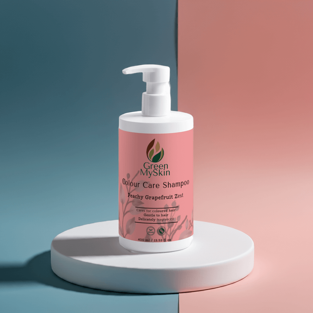 colour-care-shampoo, Peachy Grapefruit Zest, for coloured hair care and fragrance