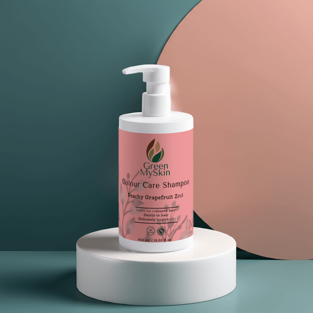 colour-care-shampoo, Peachy Grapefruit Zest, for coloured hair care and fragrance