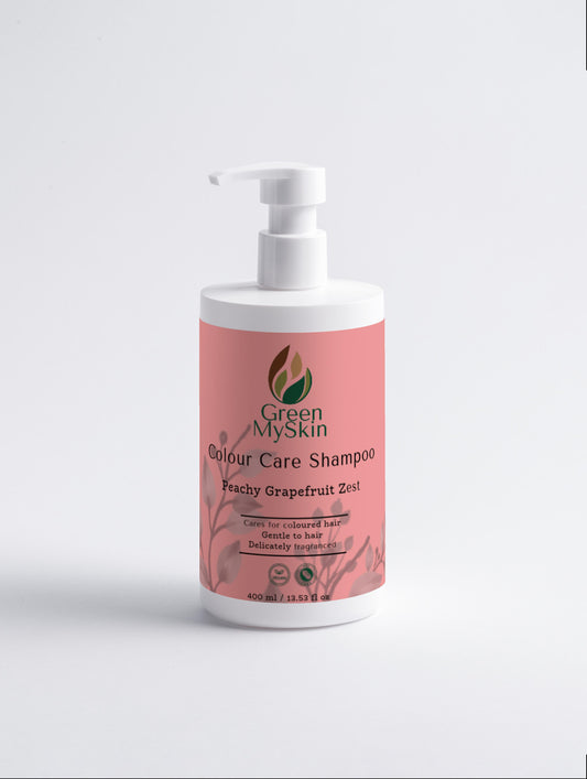 colour-care-shampoo, Peachy Grapefruit Zest, for coloured hair care and fragrance