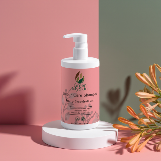 colour-care-shampoo, Peachy Grapefruit Zest, for coloured hair care and fragrance