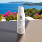 Mineral Sunscreen SPF30 for Face & Body by Green My Skin, with broad-spectrum UVA/UVB protection, against a nature backdrop.