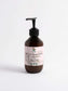 Silk Skin Body Serum with Spices and Sandalwood in a brown pump bottle for deep hydration and nourishment.