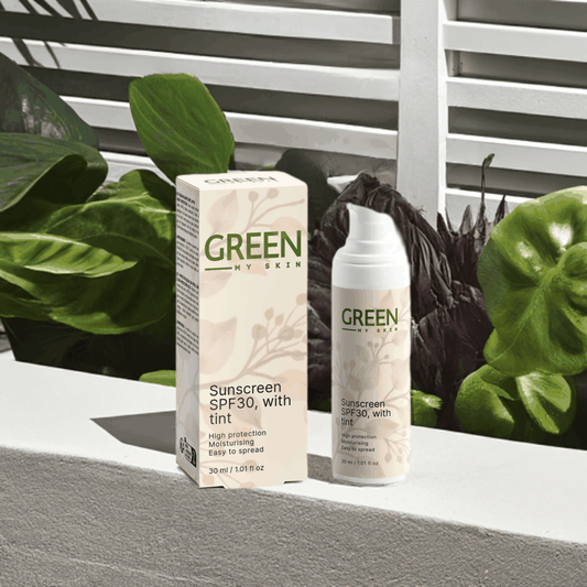 Crème solaire SPF30, avec teinte
