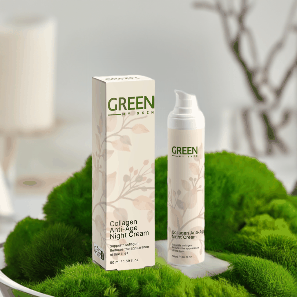 Collagen Anti-Age Night Cream for smoother, hydrated skin with reduced fine lines.